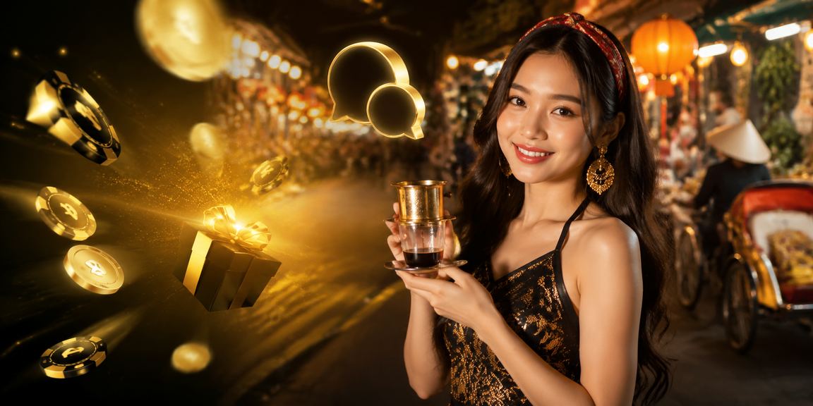 Người đặt cược thể thao uống cà phê Việt Nam tại Hà Nội buổi sáng