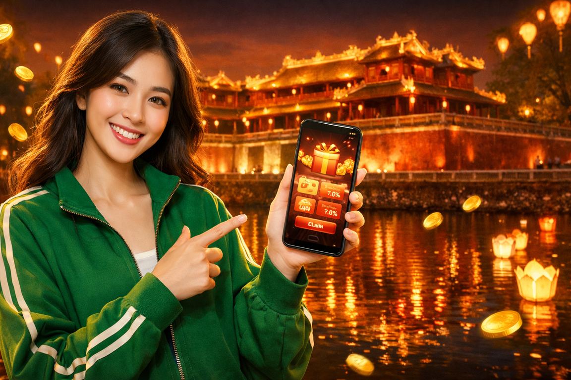Cảnh đêm có bonus tại Huế cho người chơi VIP