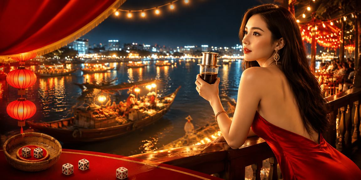 Người chơi tài xỉu xúc xắc với cà phê Việt Nam tại Phú Quốc