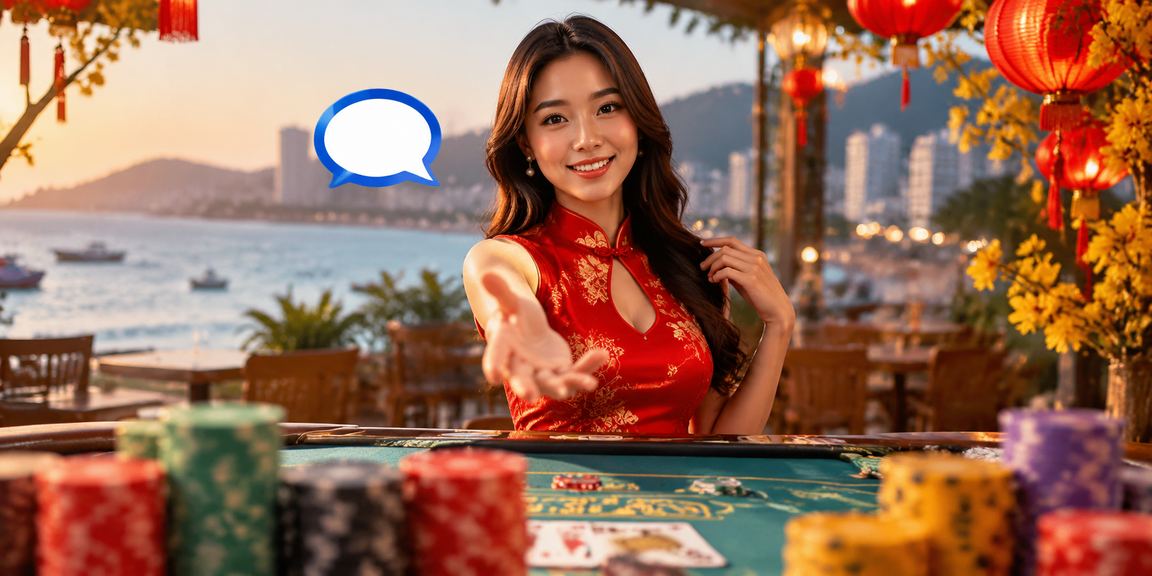 Người chơi cá cược uống cà phê Việt tại Vũng Tàu buổi chiều